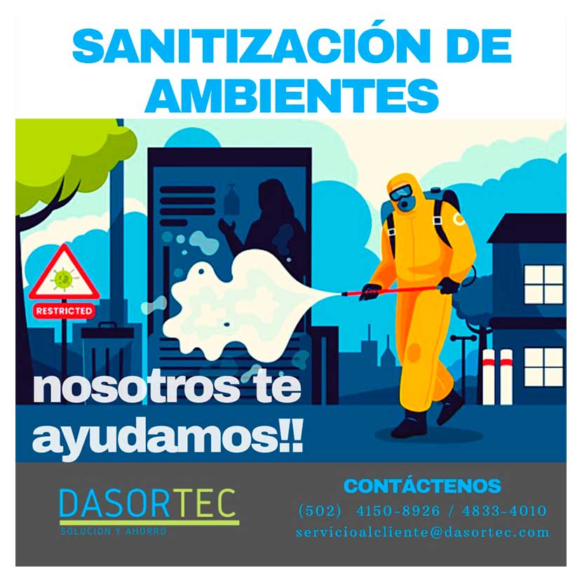 empresa de desinfección y limpieza de ambientes en guatemala